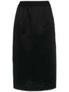À La Garçonne Lace Inserts Skirt - Black