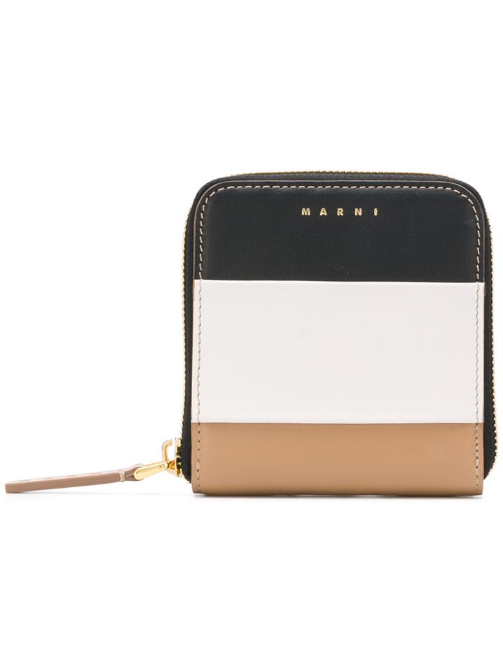 Marni Small Striped Wallet - Multicolour