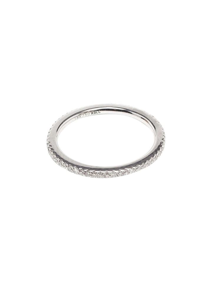 Rosa De La Cruz Diamond Midi Ring - White