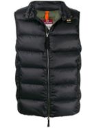 Mr & Mrs Italy Fur-print Down Gilet - White