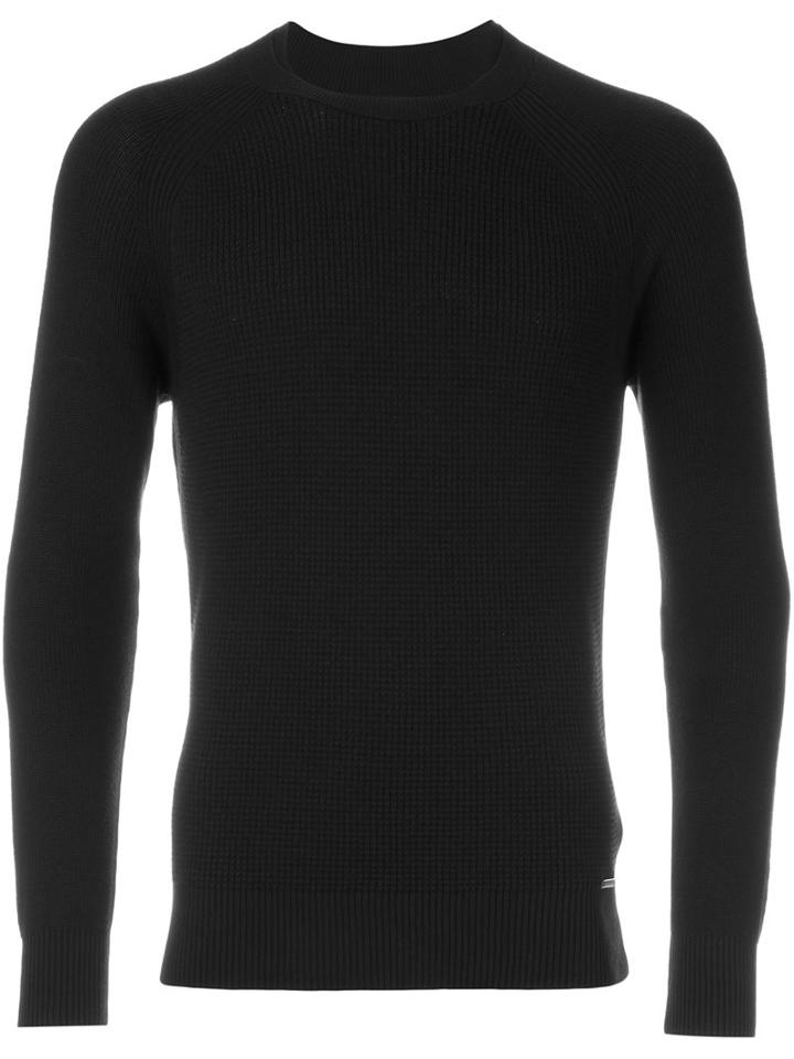 Diesel 'kalby Halb' Sweater, Men's, Size: Xxl, Black, Cotton