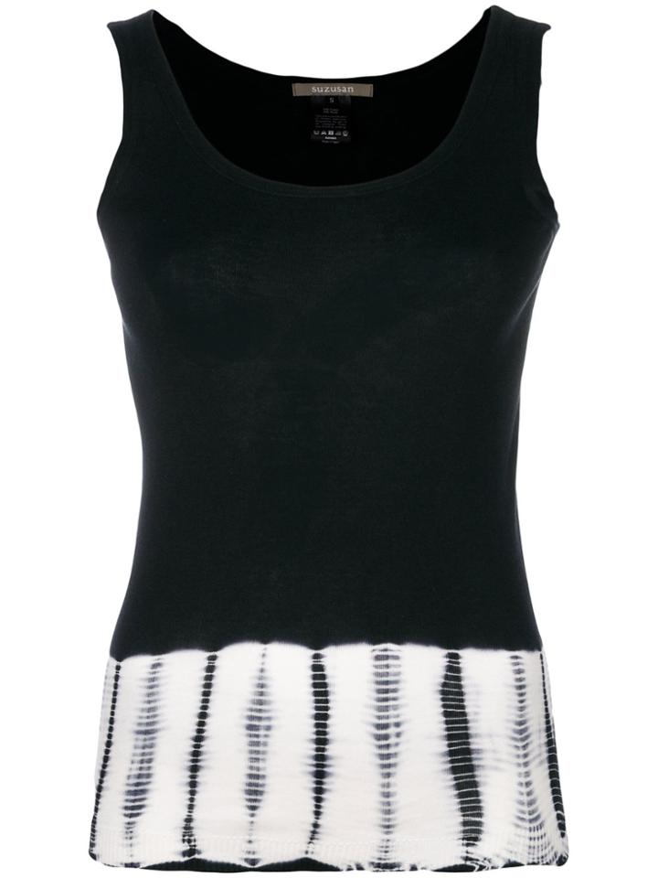 Suzusan Tie-dye Vest - Black