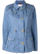 Michael Michael Kors Military Jacket, Women's, Size: Xl, Blue, Cotton
