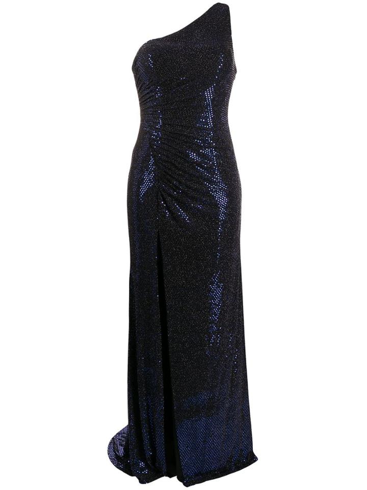 Blanca One-shoulder Gown - Blue
