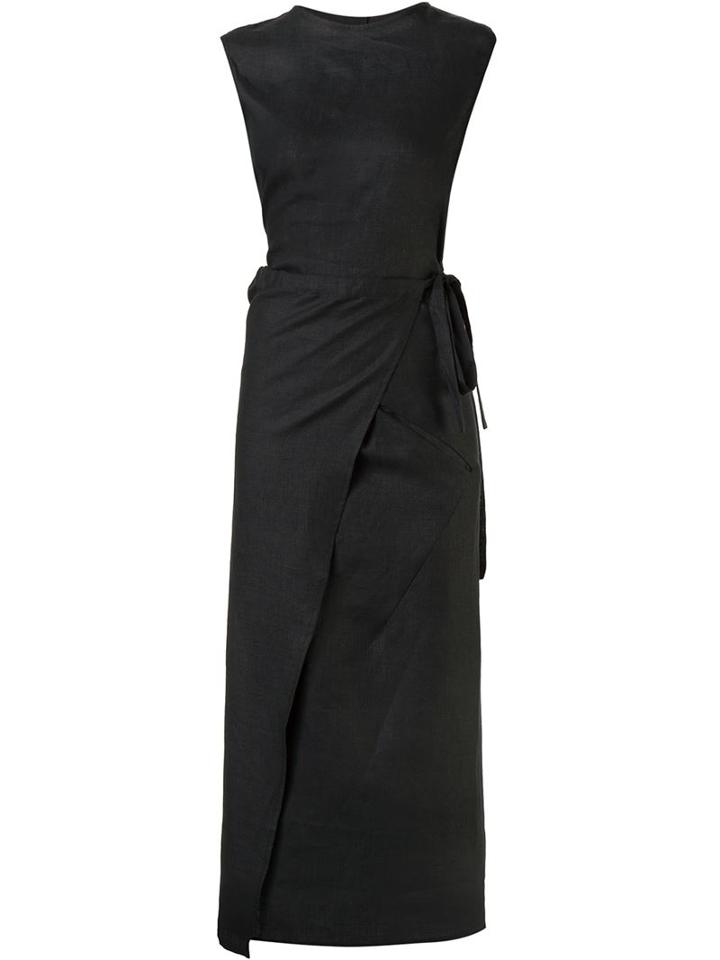 Barbara I Gongini Sleeveless Wrap Dress