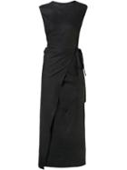Barbara I Gongini Sleeveless Wrap Dress