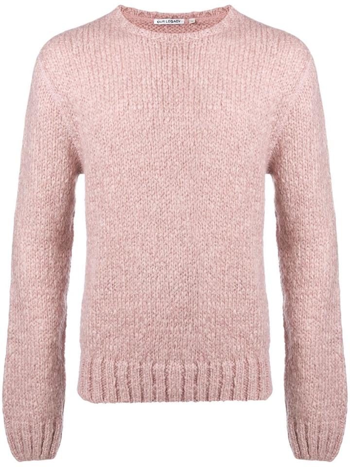 Our Legacy Chunky Knit Sweater - Pink