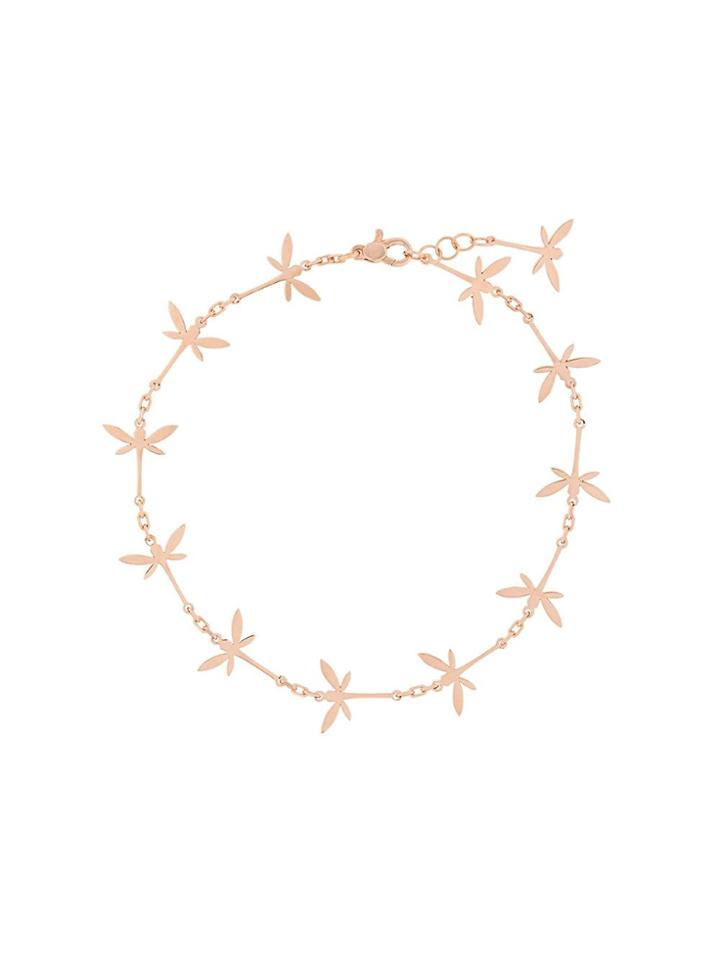 Anapsara Dragonfly Ankle Bracelet - Metallic