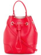 Furla Mini Bucket Bag, Women's, Red