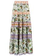 Cecilia Prado Printed Zoé Skirt - White