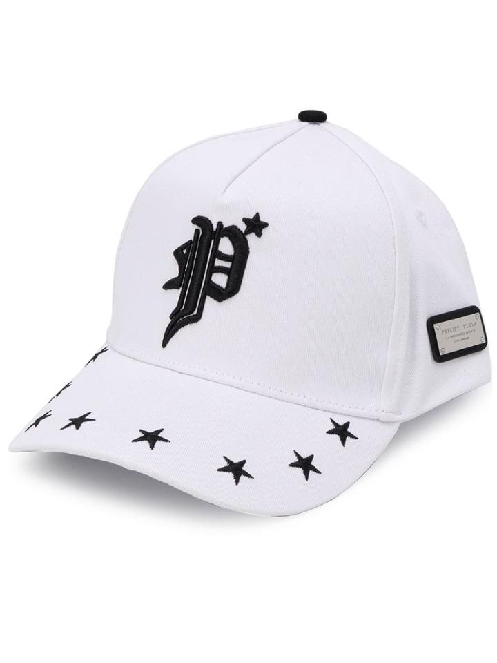 Philipp Plein Gothic Baseball Cap - White