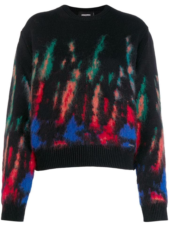 Dsquared2 Patterned Jumper - Black