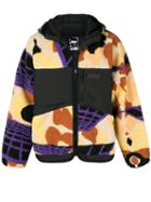 Perks And Mini Printed Hooded Coat - Black