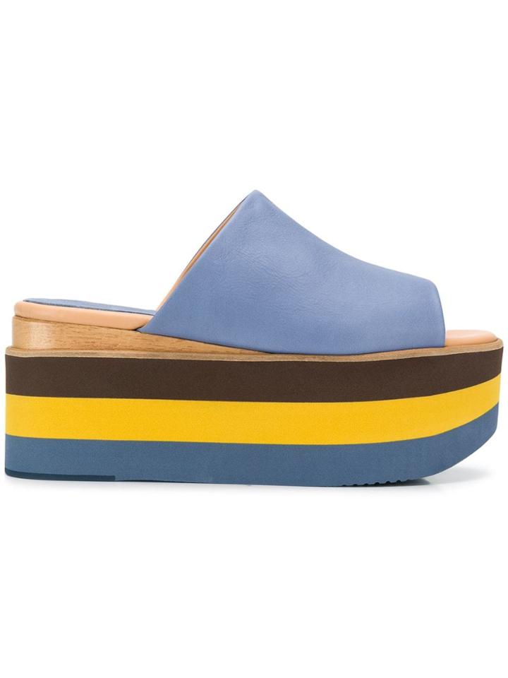 Paloma Barceló Aiko Platform Sandals - Blue