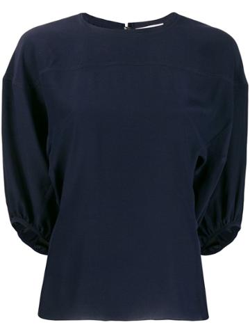 Chloé Billow Blouse - Blue