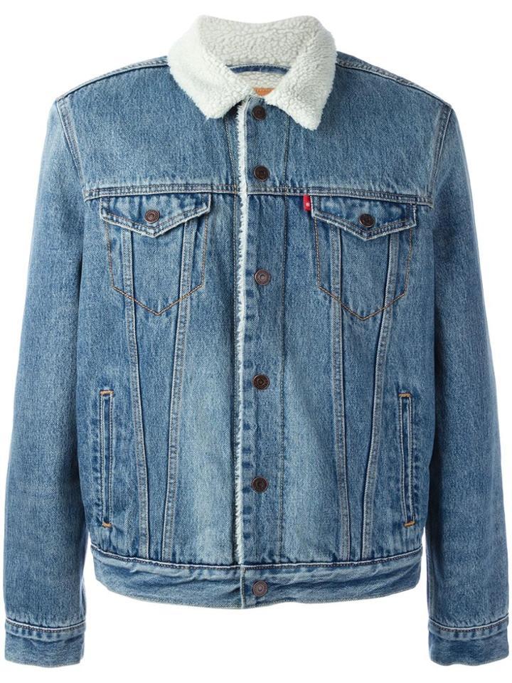 Levi's Sherpa Style Denim Jacket - Blue