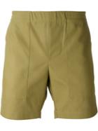 Stephan Schneider Sign Shorts, Men's, Size: M, Green, Cotton
