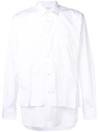 Comme Des Garçons Shirt Vertical Cuts Shirt - White