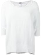 Kristensen Du Nord - Crinkled Top - Women - Silk/cotton - 3, Blue, Silk/cotton