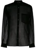 Ann Demeulemeester Sheer Shirt - Black