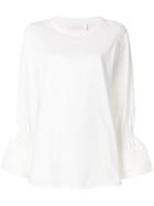 See By Chloé Flared Cuff Top - White