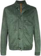 Isaia Fitted Trucker Jacket - Green