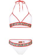 Missoni Mare Embroidered Detail Bikini - White