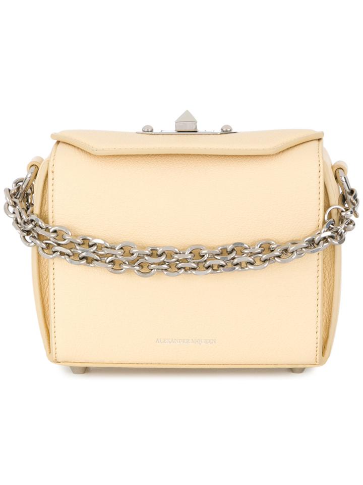 Alexander Mcqueen Box Bag - Yellow & Orange