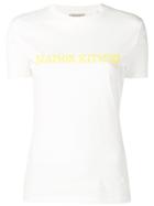 Maison Kitsuné Contrast Logo T-shirt - White