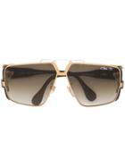 Cazal Geometric Shaped Sunglasses - Brown
