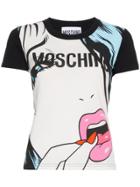 Moschino Ben Frost Print T Shirt - Black