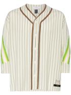 Facetasm Baseball Stripe Shirt - White
