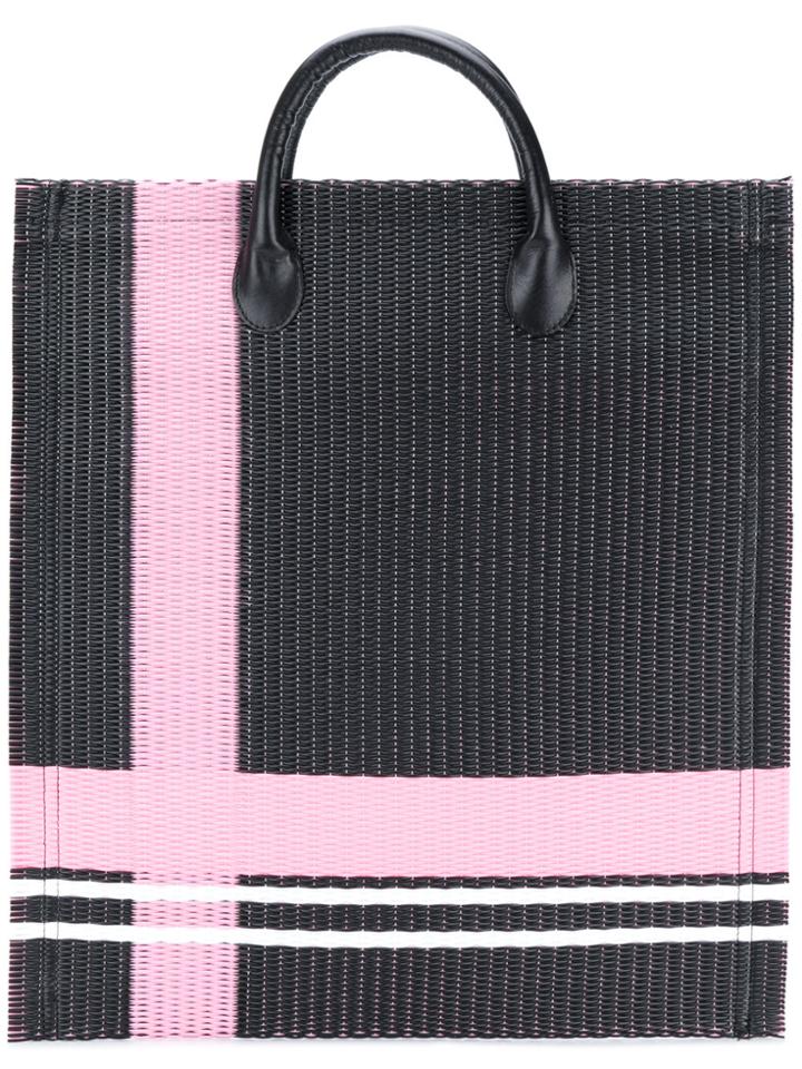 Comme Des Garçons Comme Des Garçons Slim Woven Tote Bag - Black