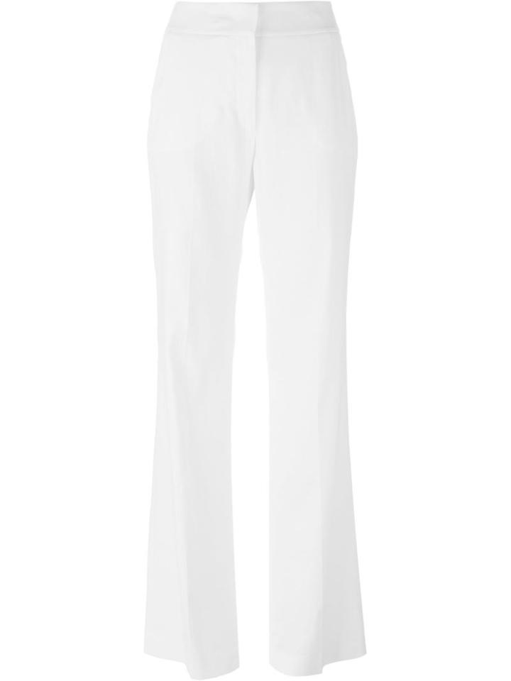 Joseph Flared Trousers, Women's, Size: 44, Nude/neutrals, Viscose/linen/flax/cotton/spandex/elastane