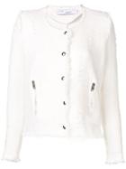 Iro Bouclé-tweed Jacket - White