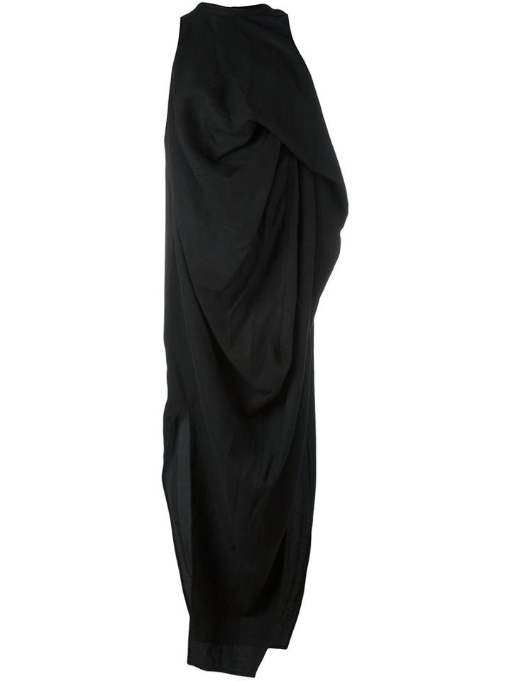 Rick Owens 'la Brea' Maxi Dress, Women's, Size: 40, Black, Silk/wool