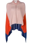 Daniela Pancheri Colour-block Cape Jumper - Multicolour