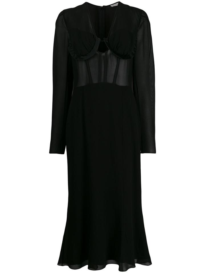 Olivier Theyskens Structured Bust Dress - Black