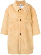 Vaquera Oversized Button-up Coat - Neutrals
