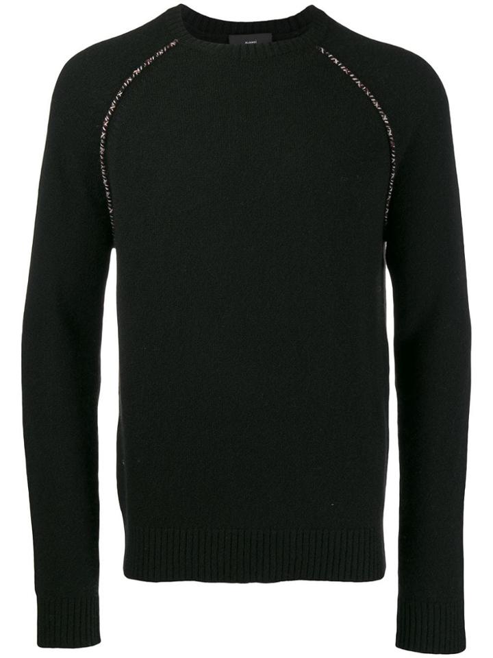 Alanui Elbow Patch Jumper - Black