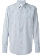 Aspesi Striped Shirt, Men's, Size: M/l, Blue, Cotton
