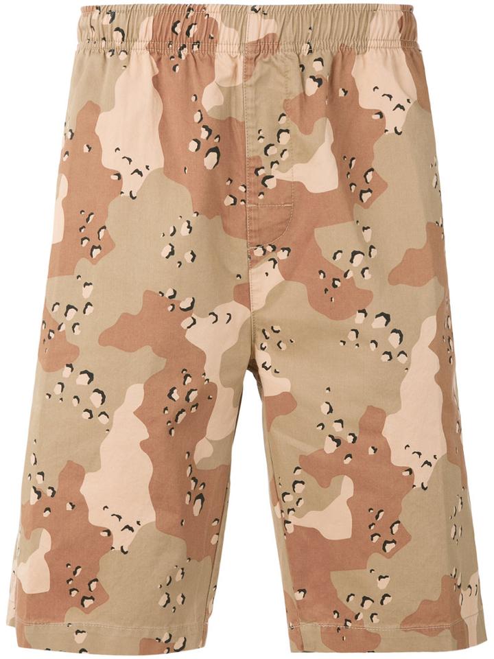 Stussy - Camouflage Shorts - Men - Cotton - S, Brown, Cotton