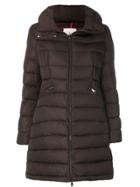 Moncler Hooded Puffer Jacket - Brown