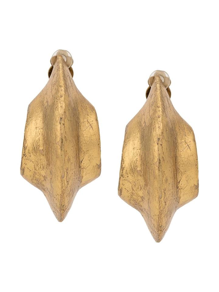 Monies Oversized Circle Earrings - Gold