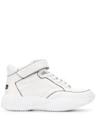 Calvin Klein Jeans Touch-strap Detail Sneakers - White