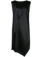 Pleats Please Issey Miyake Pleated Sleeveless Dress - Black