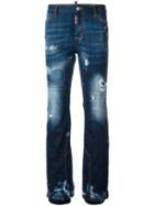 Dsquared2 - Ski Distressed Jeans - Women - Cotton/spandex/elastane - 38, Women's, Blue, Cotton/spandex/elastane