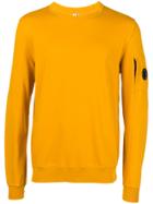 Cp Company Logo Patch Sweatshirt - Yellow & Orange