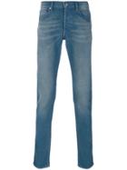 Givenchy Star Patch Slim Fit Jeans - Blue