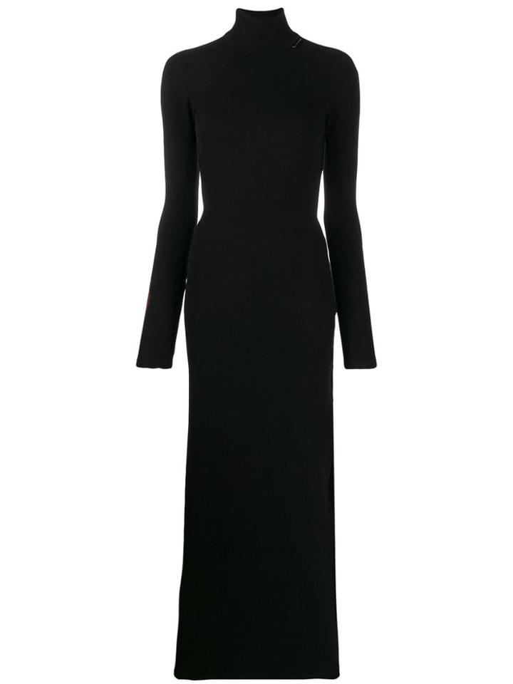 Marcelo Burlon County Of Milan Roll Neck Sweater Dress - Black